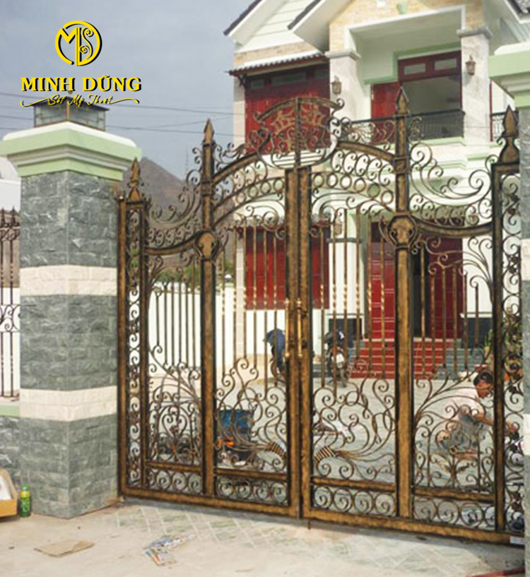 Mẫu cổng sắt đẹp