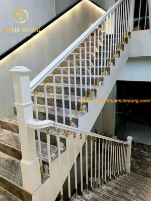 Lan can cầu thang sắt mỹ thuật CTMD 23