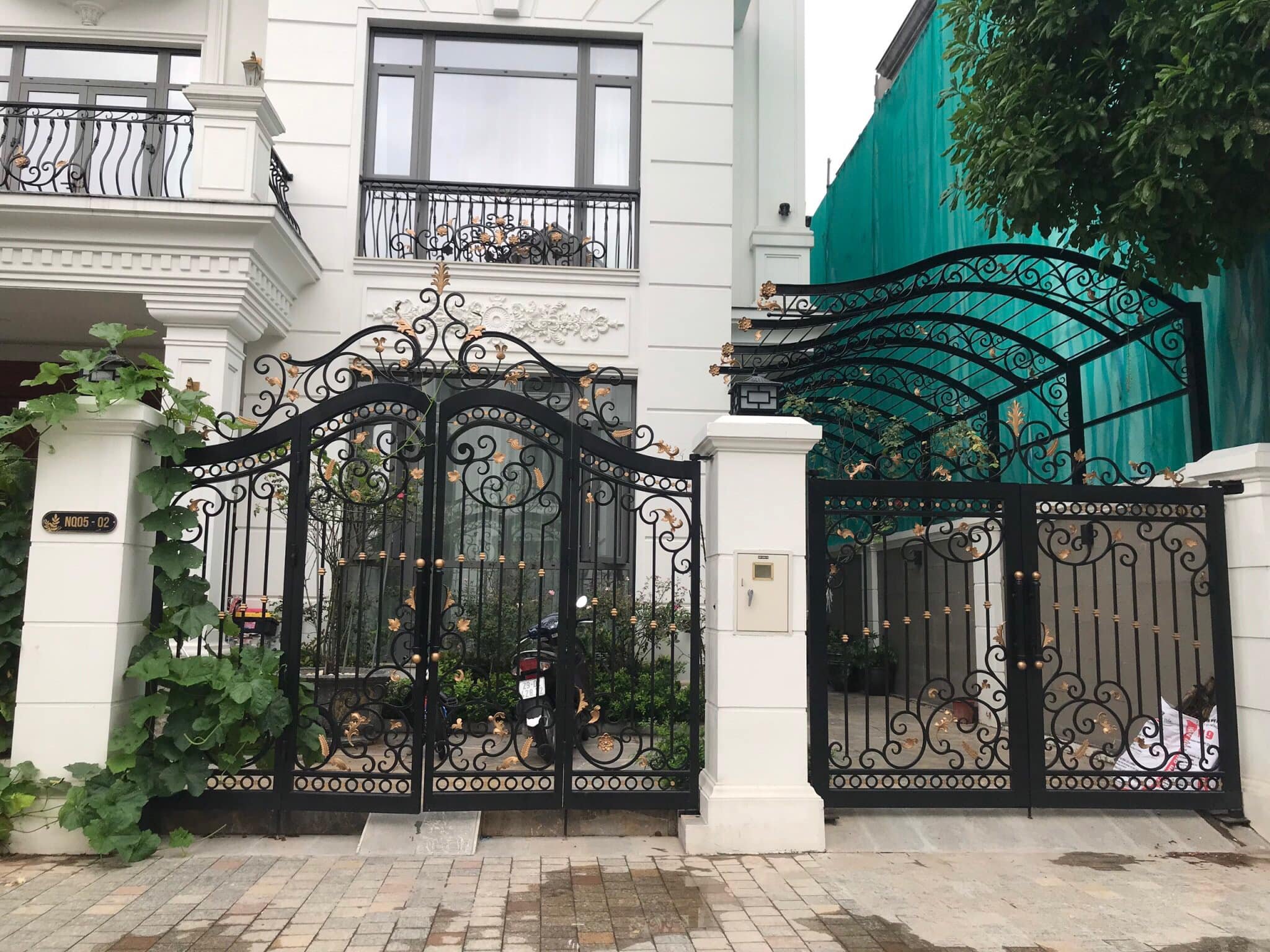 Mẫu cổng sắt đẹp