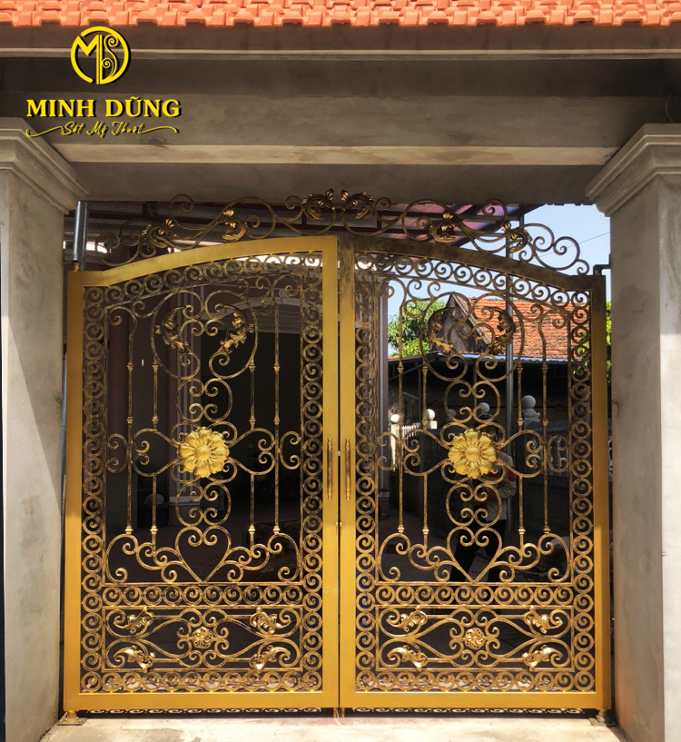 Mẫu cổng sắt đẹp