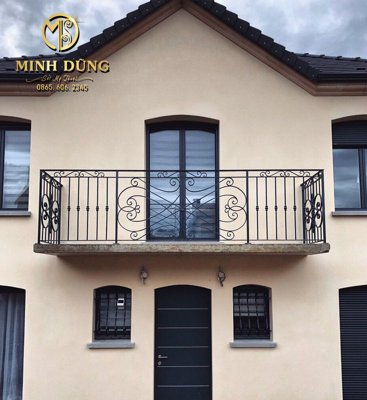 Mẫu lan can sắt ban công