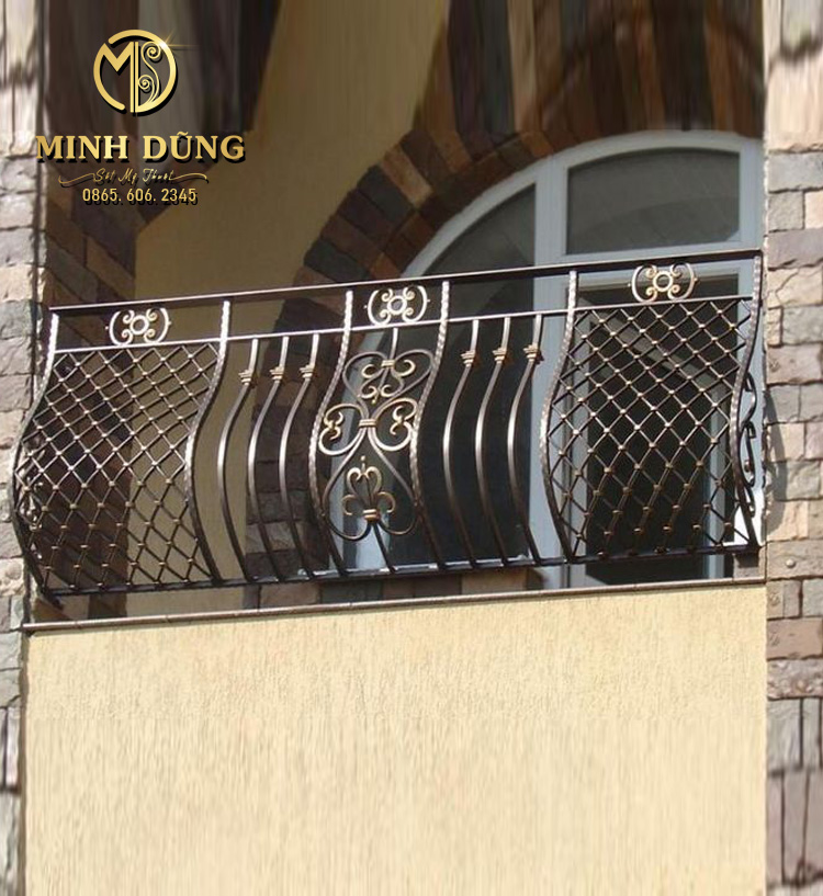 Mẫu lan can sắt ban công