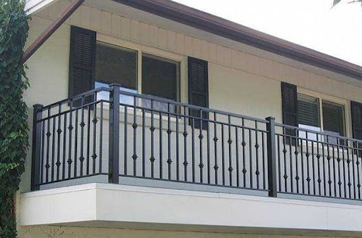 Mẫu lan can ban công sắt sơn tĩnh điện