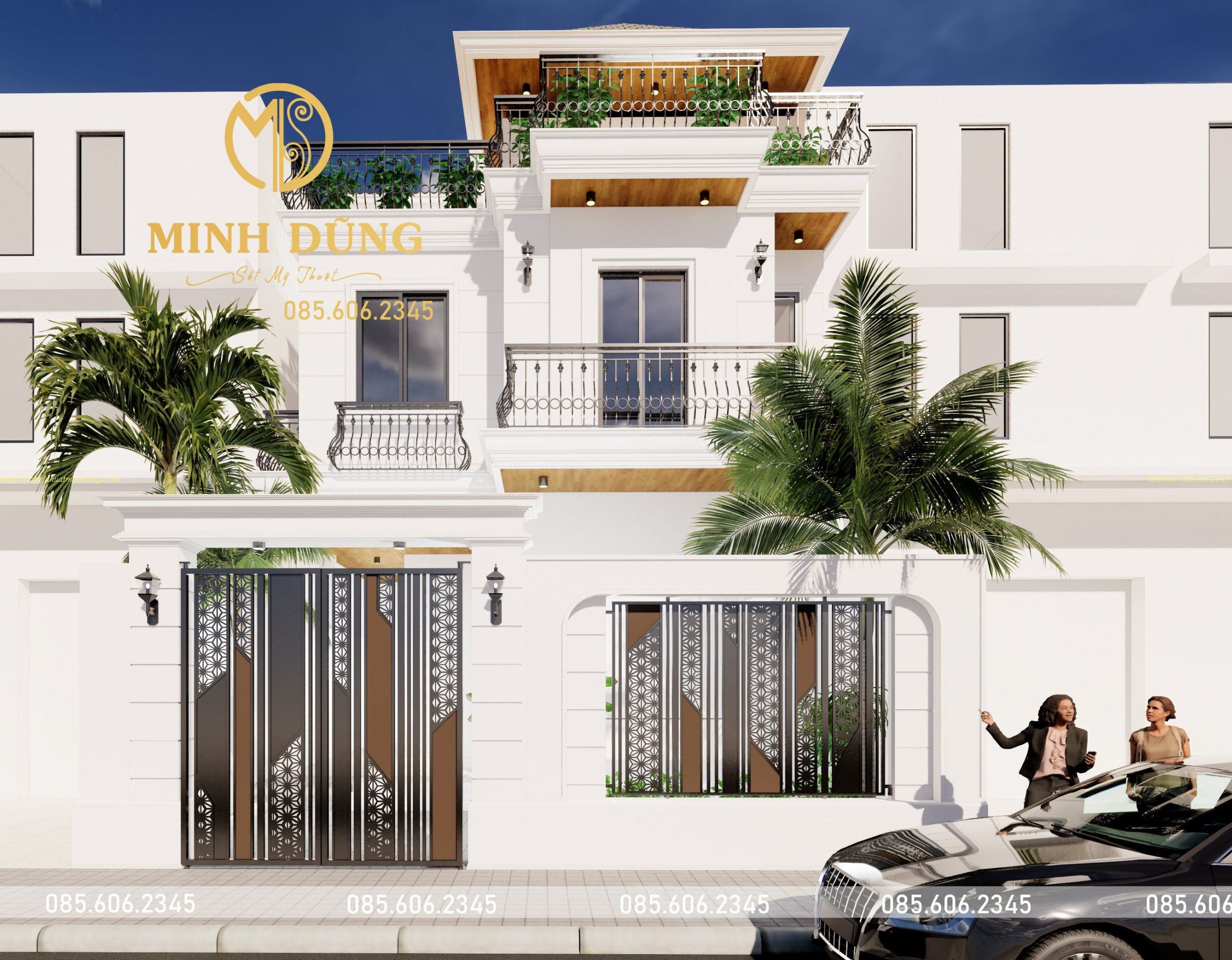 Mẫu lan can sắt ban công