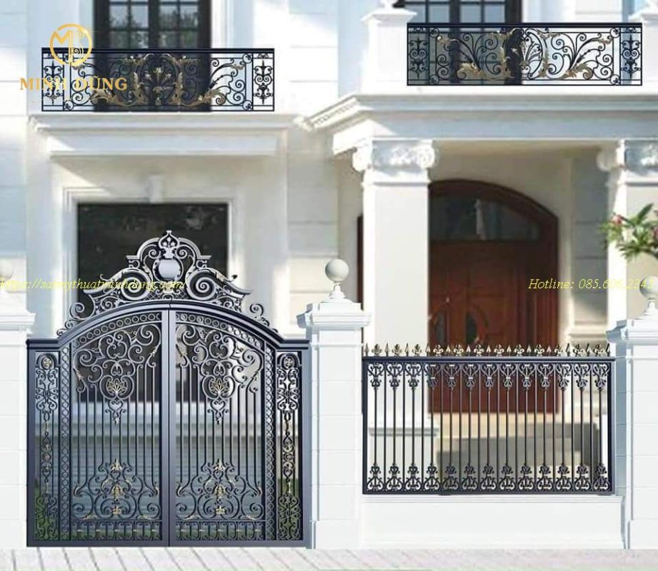 Hàng rào sắt mỹ thuật