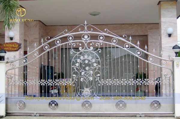 Mẫu cổng Inox đẹp