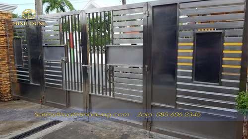 Mẫu cổng Inox 4 đẹp
